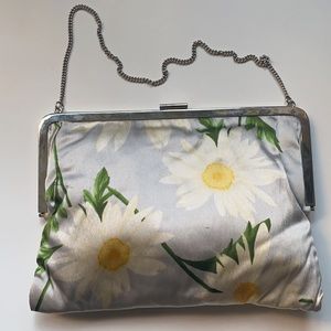 Dolce and Gabbana Silk Satin Clutch Purse
